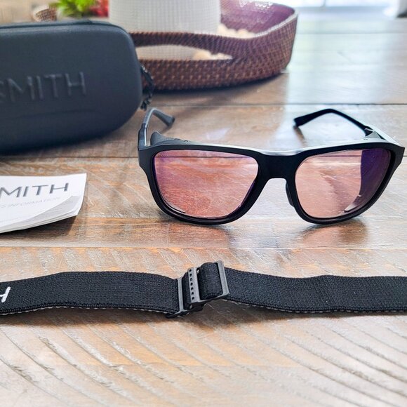 SMITH Embark Sunglasses w/ ChromaPop Lens Tech Removable Side Shields UNISEX - Picture 1 of 11